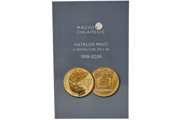 Katalog mincí a medailí ČSR, ČR A SR 1918 - 2026 Macho & Chlapovič 