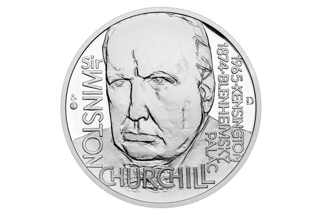 Stříbrná medaile Kult osobnosti - Winston Churchill  proof (ČM 2024) 