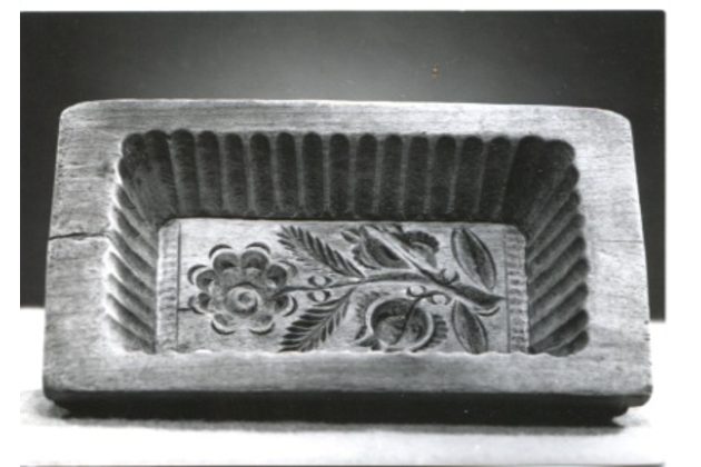 E 19657 - Dřevěná forma na máslo - Horní Těrlicko