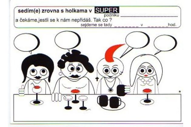 F 37600 - Sedím(e)  zrovna s holkama v Super podniku