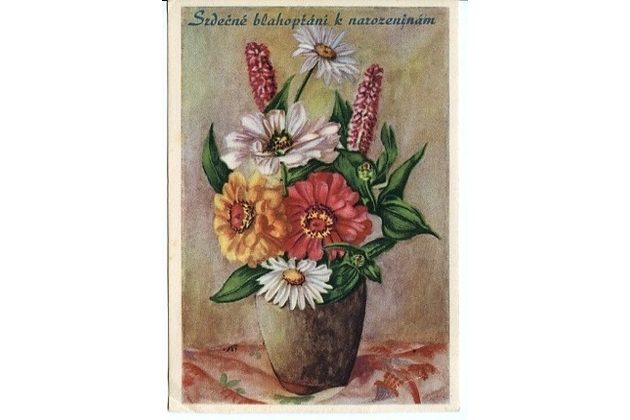 C 38350 - Srdečné blahopřání k narozeninám