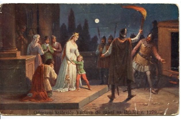 C 38437 - odvezení králeviče Václava do zajetí na Bezděz 1279