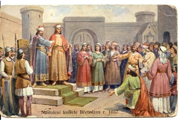 C 38438 - Nastolení knížete Břetislava 1037
