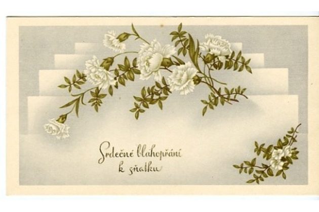 C 38594 -  Srdečné blahopřání k sňatku