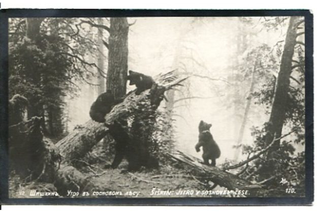 D 39808 - Ivan Ivanovič Šiškin - Jitro v sosnovém lese