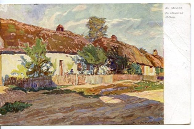 C 39828 - Al. Kalvoda - Ze slovácké dědiny