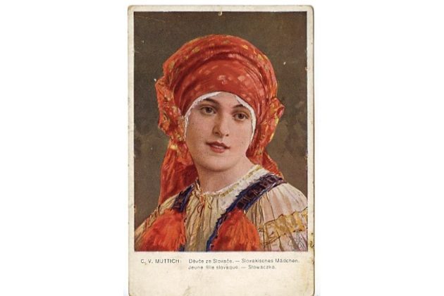 C 39887 - C.V. Muttich - Děvče ze Slovače
