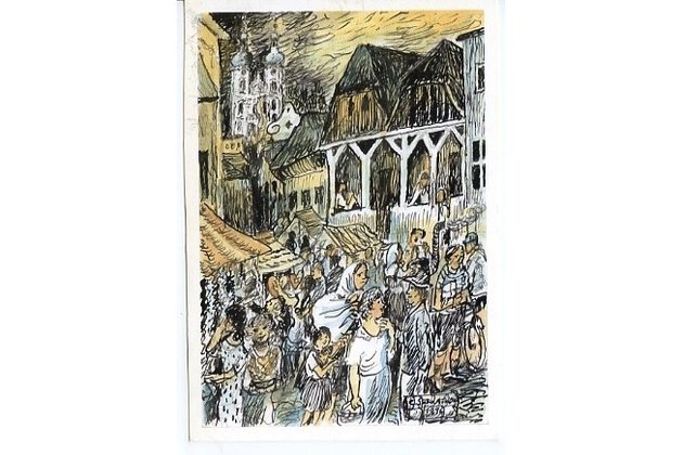 F 40611 - Eliška Servátková - Pouť na Hluboké ulici