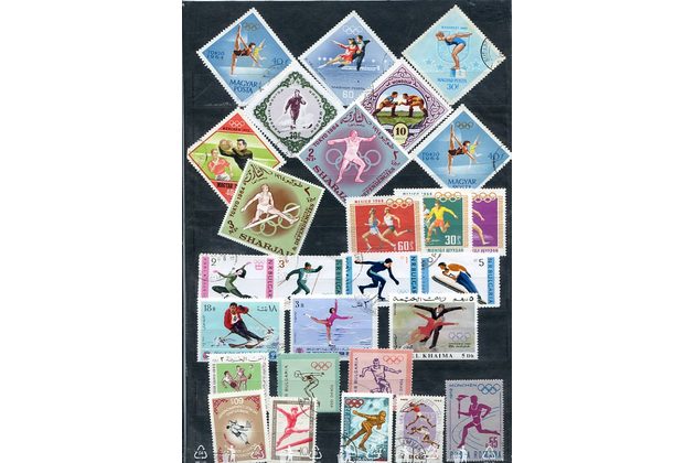 známky - soubor č.13 - Doprava + Sport 