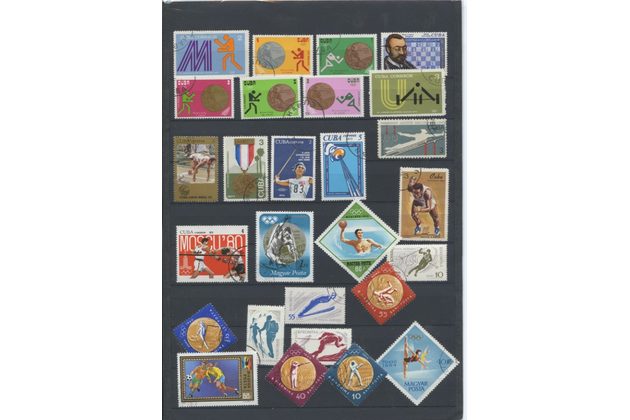 známky - soubor č.15 - Doprava + Sport 