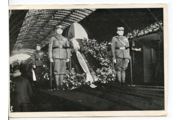 B 43246 - T.G. Masaryk - vlak s ostatky prezidenta