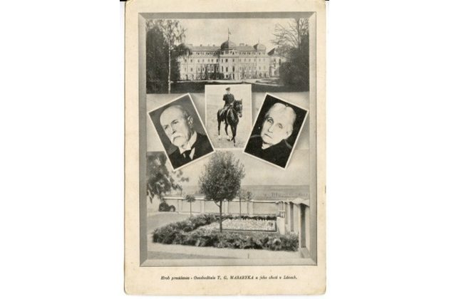 B 43256 - T.G. Masaryk - hrob prezidenta a jeho choti v Lánech
