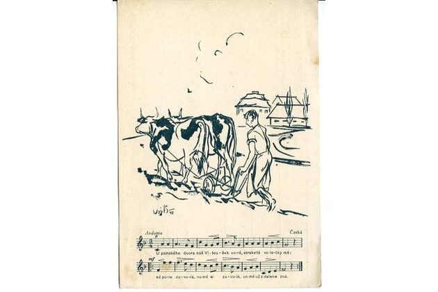 D 43582 - Vojtěch Sedláček - U panského dvora