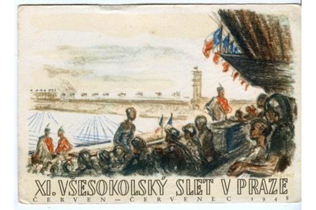 43579 - XI. slet všesokolský v Praze 1948