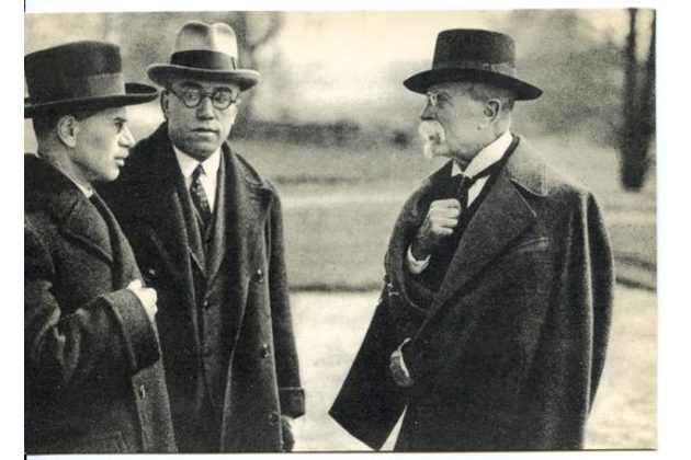 E 43592 - T.G. Masyryk s poslanci Winterem a Stivínem 1928