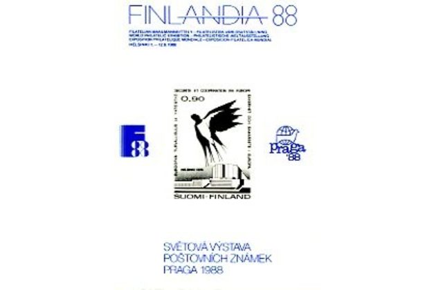1988 - PT 104 Světová výstava poštovních známek PRAGA 1988