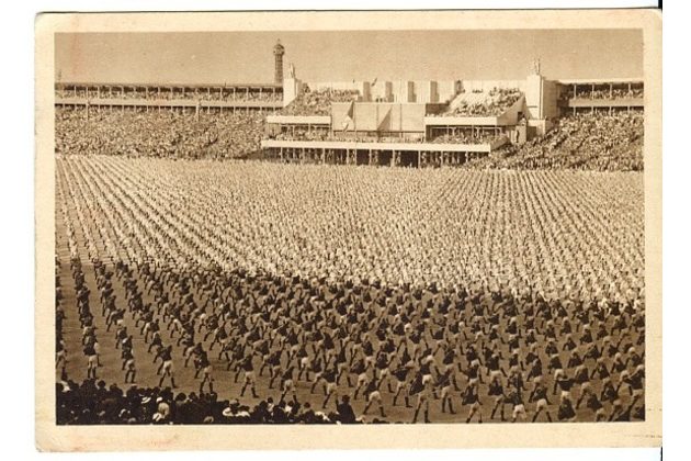 54712 - prostná cvičení žáků - slet v Praze 1938
