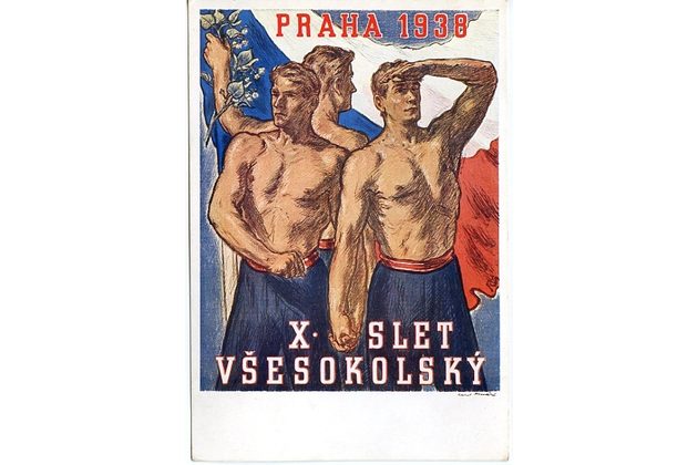 55080 - k X. sletu všesokolskému v Praze 1938