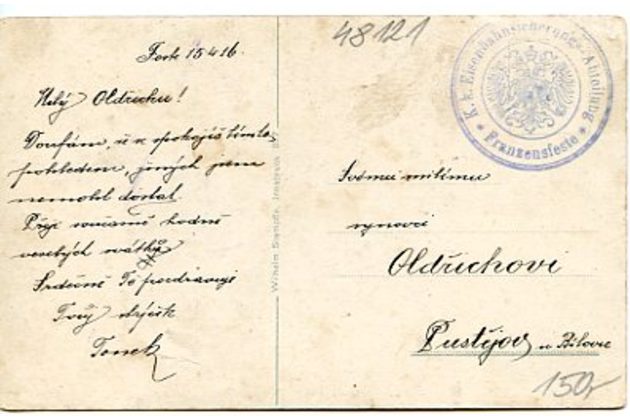 A 48121 - Feldpost+,,Reich" razítka 