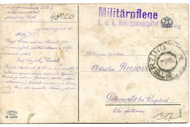 A 48120 - Feldpost+,,Reich" razítka 