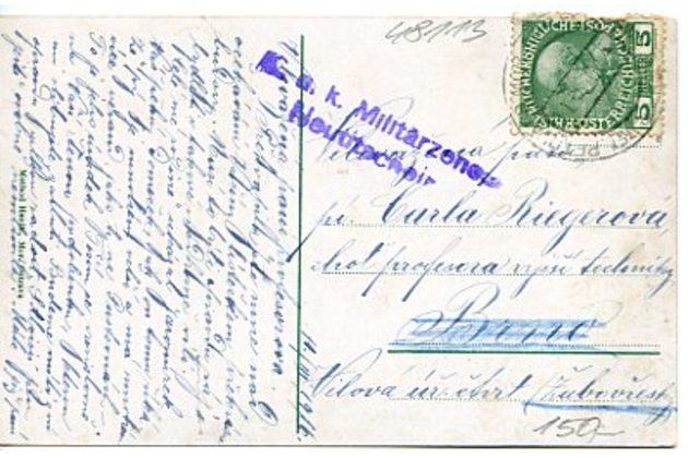 A 48113 - Feldpost+,,Reich" razítka 