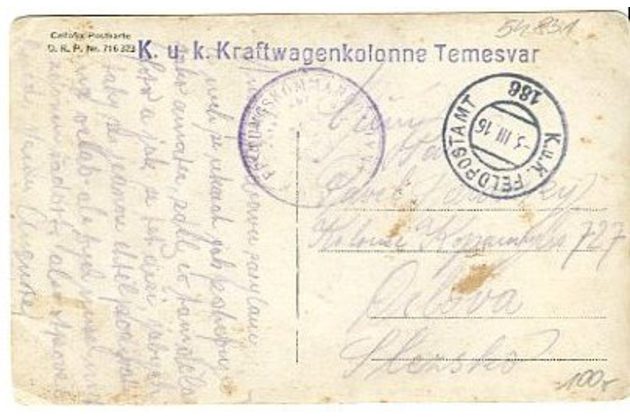 A 54831 - Feldpost+,,Reich" razítka 