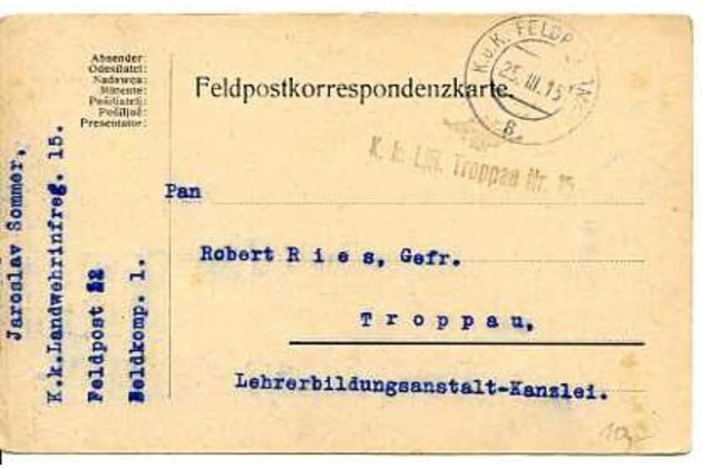 Koresp.lístky a jiné(cizina) č.961