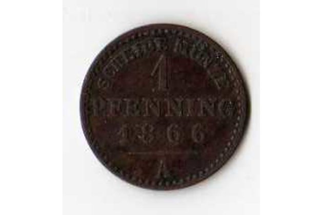 č.9 Prusko/ 1 Pfen. 1866 A
