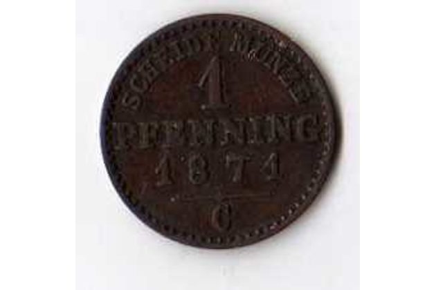 č.12 Prusko/ 1 Pfen. 1871 C