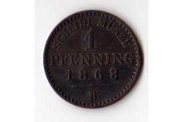 č.14 Prusko/ 1 Pfen. 1868 B