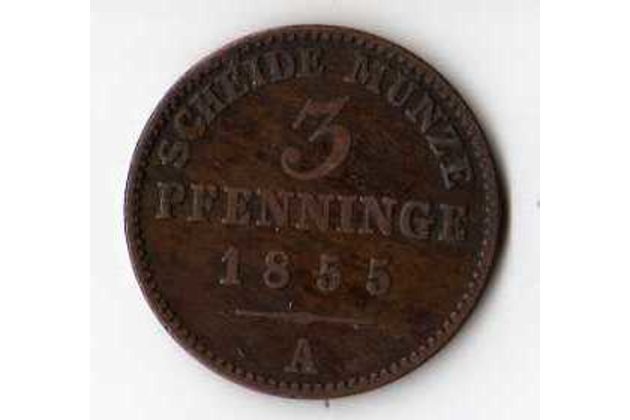 č.22 Prusko/ 3 Pfen. 1855 A