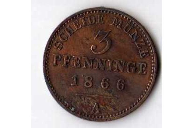 č.26 Prusko/ 3 Pfen. 1866 A