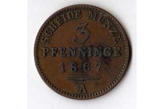 č.28 Prusko/ 3 Pfen. 1867 A