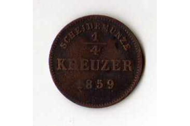 č.46 Schwarzburg-Rudolst./ 1/4 Kr. 1859