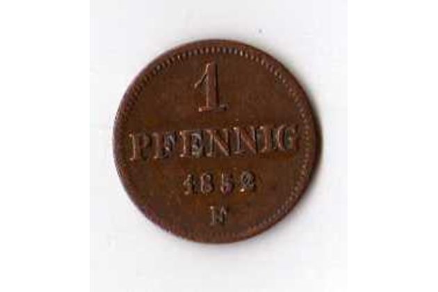 č.93 Sachsen/ 1 Pfen. 1852 F