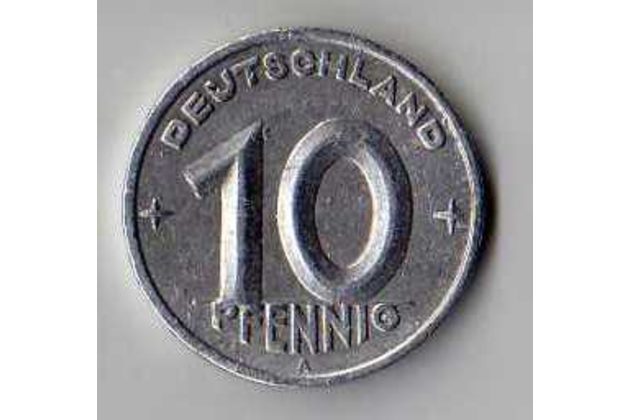 č.118  DDR / 10 Pfen. 1949 A
