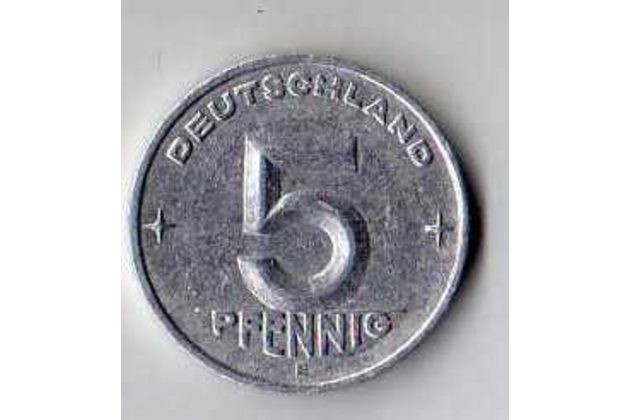 č.125  DDR / 5 Pfen. 1952 E