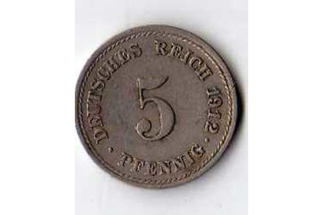 č.166 / 5 Pfen.1912 F