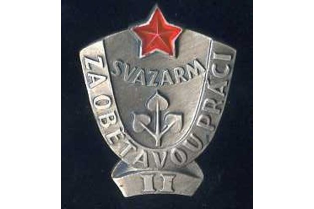 12383 - Svazarm. Za obětavou práci