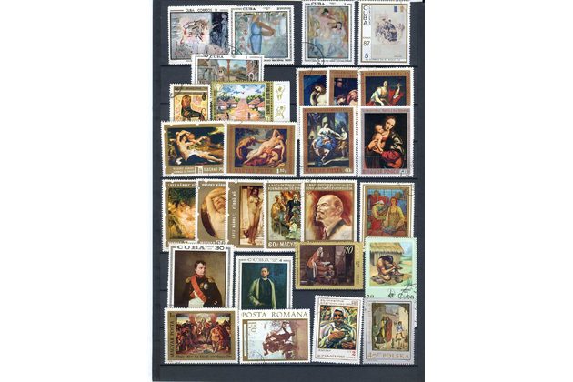 známky - soubor č.17 - Umění + ostatní 