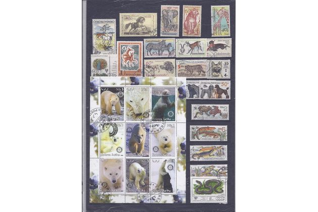 známky - soubor č.41 - Fauna 