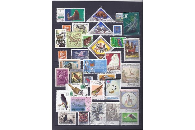 známky - soubor č.18 - Fauna + Flóra