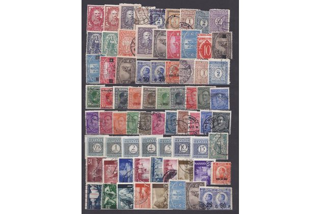 Známky - soubor č.13š - Chorvatsko