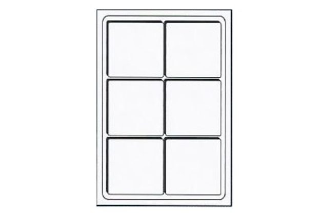 Plato na mince vínové s průhledným krytem- čtverec 95x95mm- 6 polí