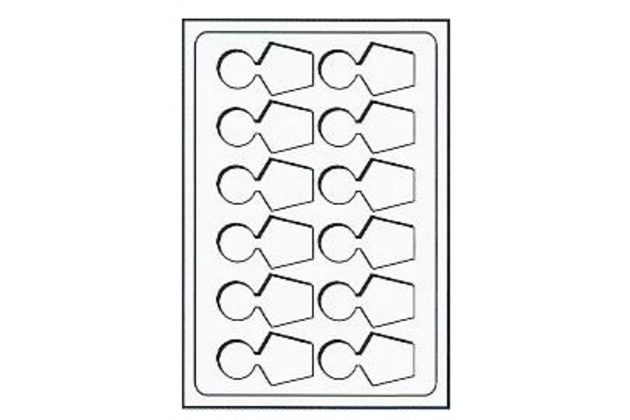 Plato na vyznamenání vínové s průhledným krytem- 12 polí- rozměr plata 223x335mm