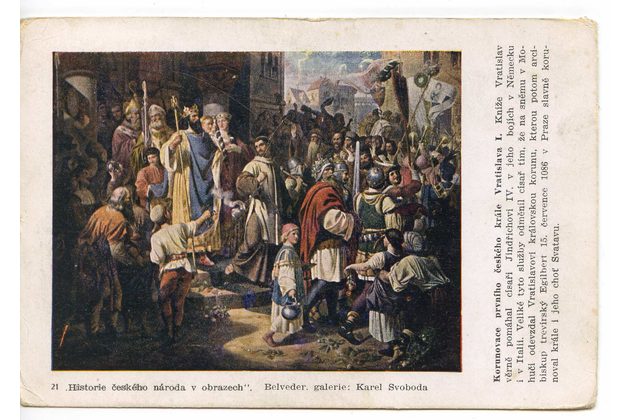F 58624 - Karel Svoboda - Korunovace prvního českého krále Vratislava I.