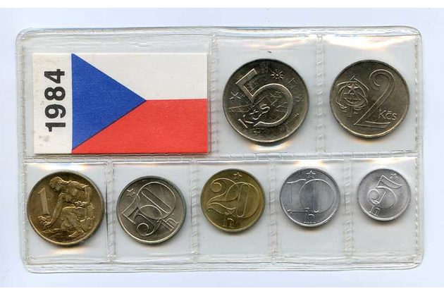 1984 Sada oběžných mincí