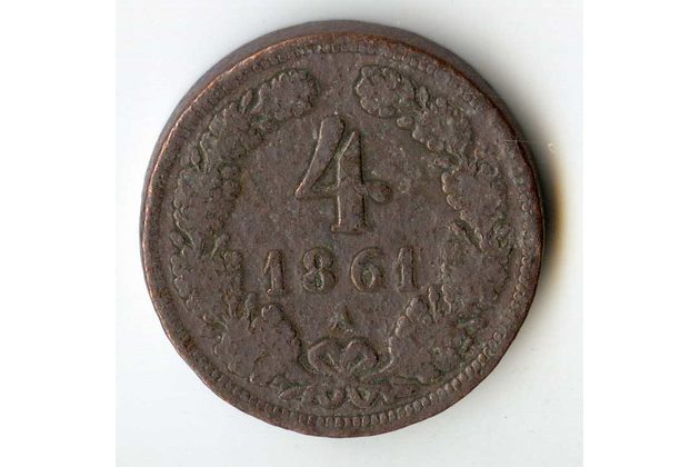 4 Kreuzer 1861 A (wč.137)