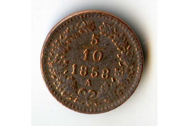 5/10 Kreuzer 1858 A (wč.14)