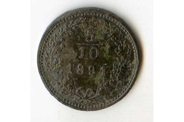 5/10 Kreuzer 1891 b.z. (wč.37)